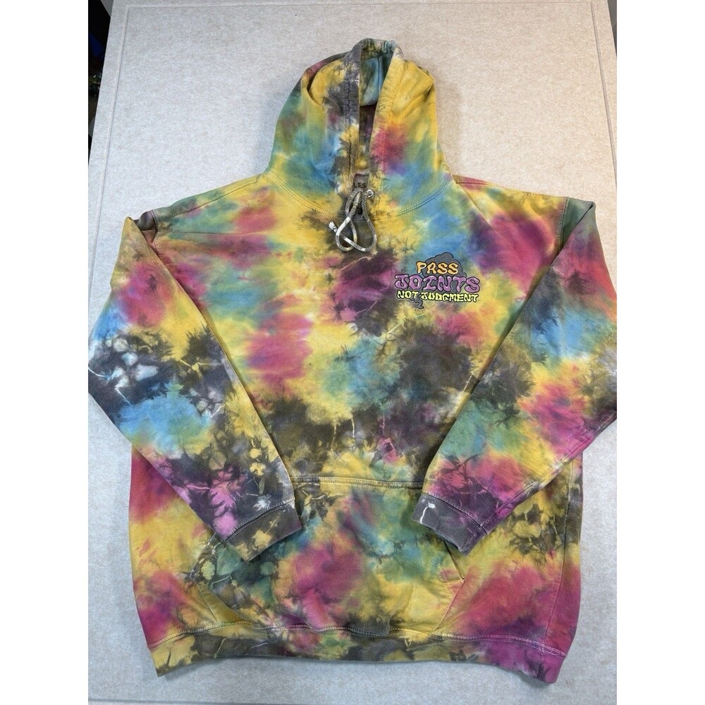 Asshol*s Live Forever Hoodie XXL Sweatshirt Tie Dye Pass J0ints Not Judgment